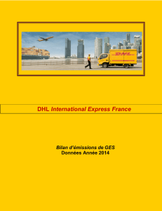 Bilan GES DHL Express