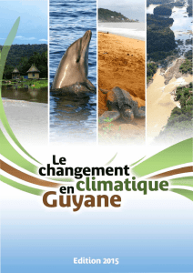 Le changement climatique en Guyane (Édition 2015)