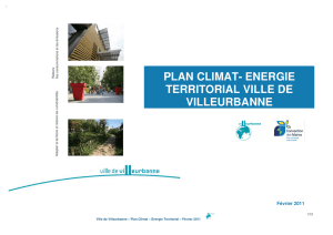 Télécharger le Plan climat territorial de Villeurbanne