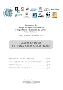 info document - Réseau Action Climat France