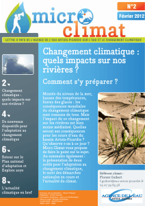 Micro Climat n°2-201202 - Agence de l`eau artois