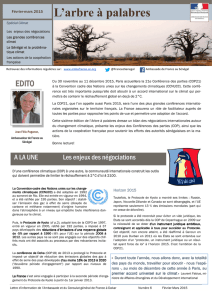 newsletter spécial climat