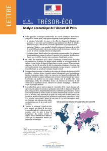 Lettre Trésor-Éco n° 187 (Décembre 2016), " Analyse économique