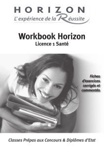 Workbook Horizon - Ecole Horizon Strasbourg