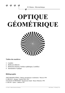 optique géométrique - BFH