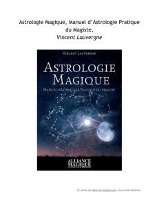 Astrologie Magique, Manuel d`Astrologie Pratique du Magiste