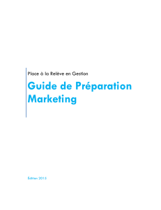 Guide de Préparation Marketing