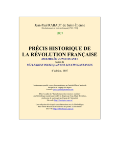 précis historique de la révolution française