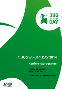 Programmheft  - JUG Saxony Day 2016