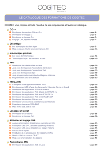 LE CATALOGUE DES FORMATIONS DE COGITEC