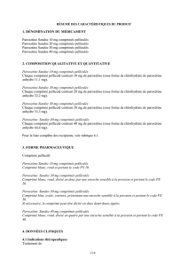 1. DÉNOMINATION DU MÉDICAMENT Paroxetine Sandoz 10 mg