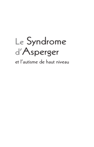 Le Syndrome d`Asperger