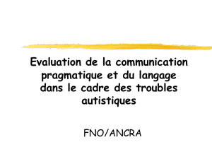 Evaluation de la communication verbale et non verbale