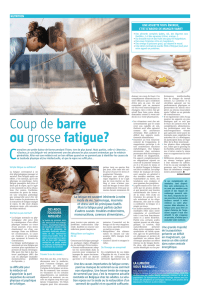 Coup de barre ou grosse fatigue?