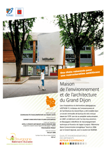 Maison de l`environnement et de l`architecture du Grand Dijon