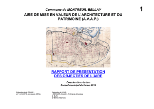 AVAP-Rapport de présentation - Ville de Montreuil