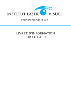 livret d`information sur le lasik