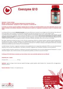 Coenzyme Q10 - Pierre d`Astier