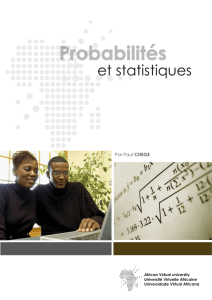 Probabilites et Statistiques - OER@AVU