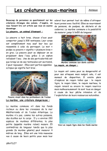 Les créatures sous