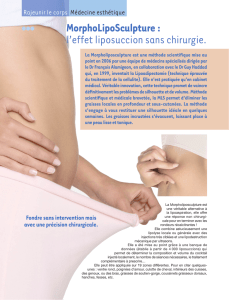 La morpholiposculture