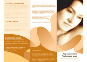 Rajeunissement Techniques laser