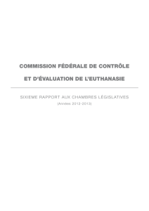 Rapport Euthanasie 2012-2013
