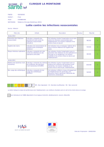 Fiche de publication obligatoire de l`établissement CLINIQUE LA