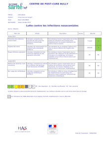 Fiche de publication obligatoire de l`établissement CENTRE DE