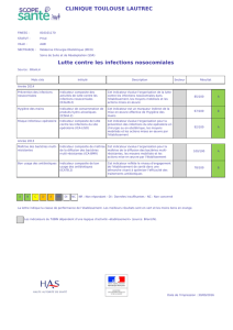 Fiche de publication obligatoire de l`établissement CLINIQUE