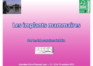 Les implants mammaires - Euro