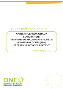 Guide méthodologique - Onco Nord-Pas-de