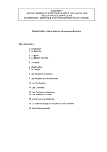 Autre que la douleur chez patient fin de vie, urgences,agonies.