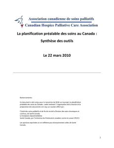 Outils pour des professionels - Canadian Hospice Palliative Care