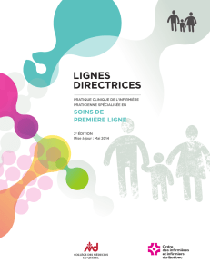 Pratique clinique de l`infirmière praticienne spécialisée en soins de