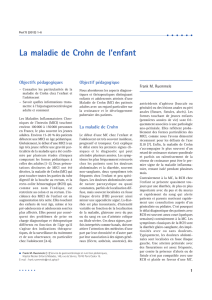 La maladie de Crohn de l`enfant