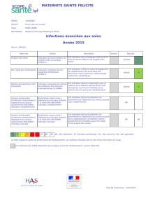 Fiche de publication obligatoire de l`établissement MATERNITE