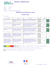 Fiche de publication obligatoire de l`établissement HOPITAL