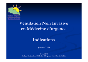 VNI – Indications et non indications