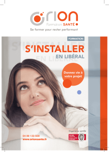 s`installer - Orion Sante