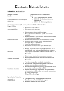 Infirmière Territoriale - Coordination Nationale Infirmière