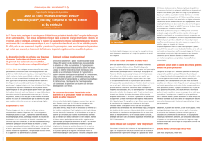 le tadalafil (Cialis®, Eli Lilly) simplifie la vie du patient… - Medi