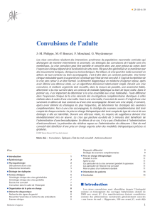 Convulsions de l`adulte