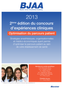 2ème édition du concours* d`expériences cliniques