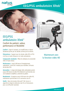 EEG/PSG ambulatoire Xltek