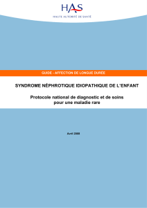 PNDS SNI Enfant - Société de Néphrologie