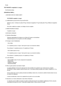 NEUTROSES comprimés à croquer (PHARMACOBEL)