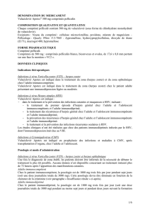 DENOMINATION DU MEDICAMENT Valaciclovir Apotex® 500 mg