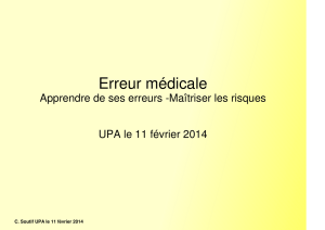 Erreur médicale