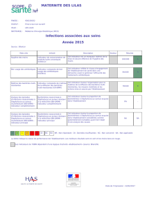 Fiche de publication obligatoire de l`établissement MATERNITE